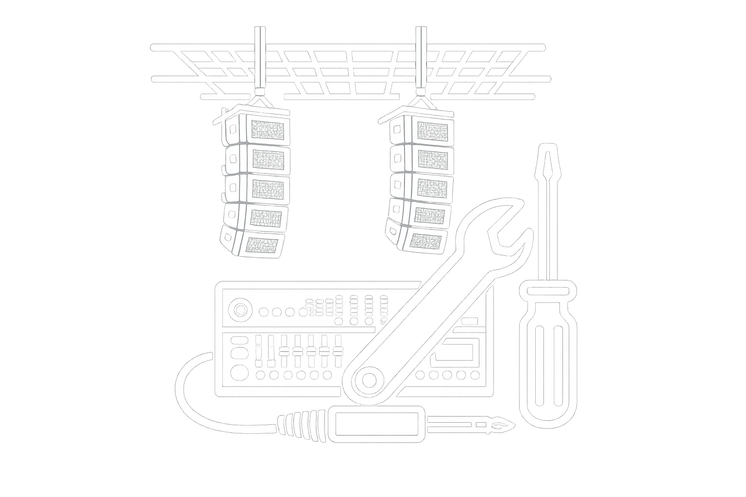 Commercial audio installation icon